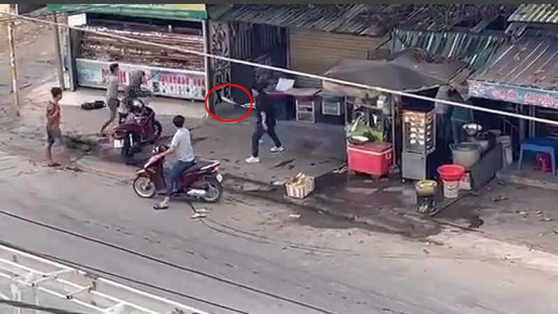 Hiện trường vụ đánh nhau được người dân quay lại, chia sẻ lên mạng xã hội gây xôn xao dư luận