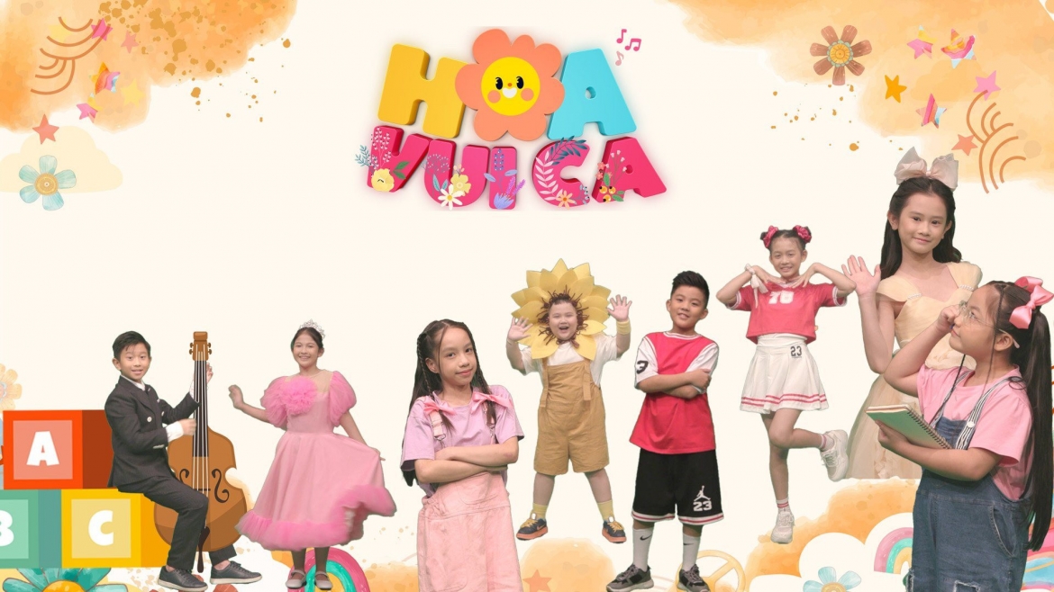 Dàn MC nhí của chương trình. (Ảnh: VTV)