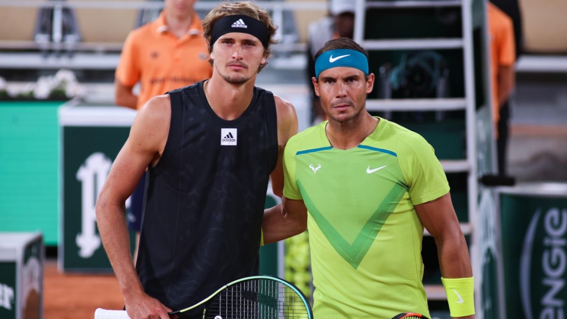Nadal gặp Zverev ngay vòng 1 của nội dung đơn nam Roland Garros 2024. (Ảnh: Getty). 