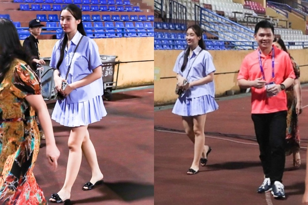 Đại diện của Đỗ Mỹ Linh phủ nhận thông tin cô đang mang bầu. "Do trang phục rộng, Linh mặc vậy cho thoải mái chứ không mang thai", người này nói.