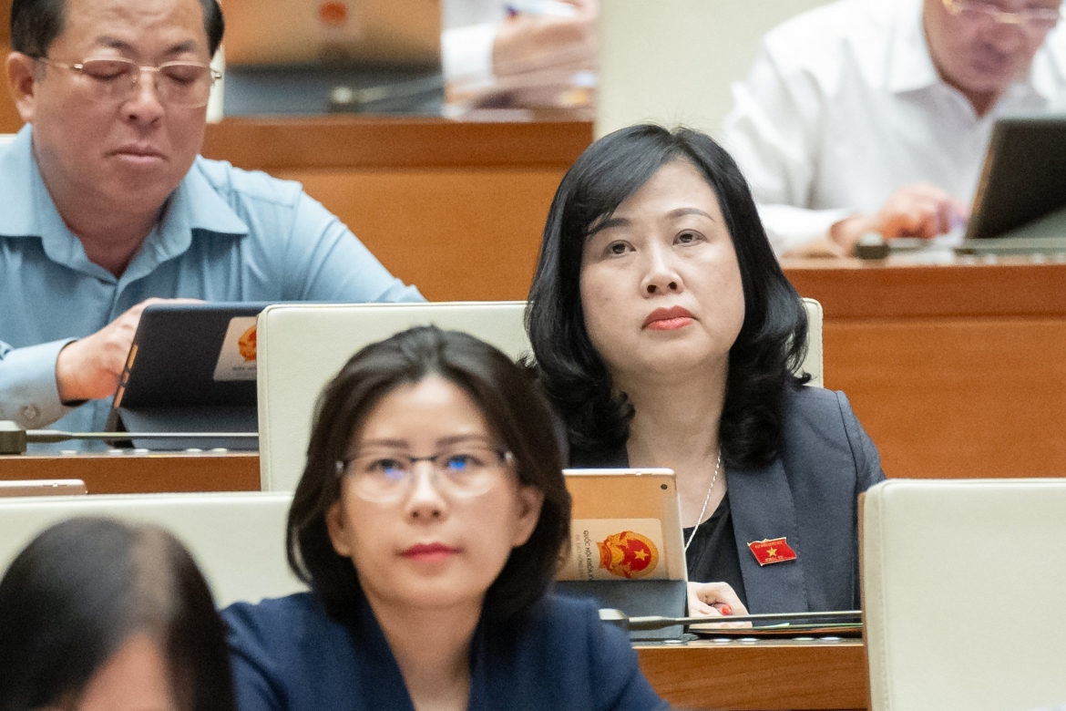 Các đại biểu tham dự phiên họp.