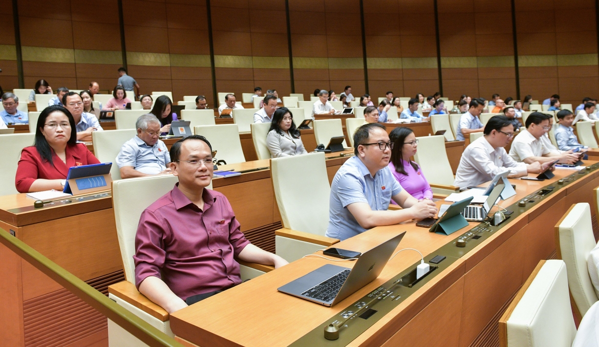Các đại biểu tham dự phiên họp.