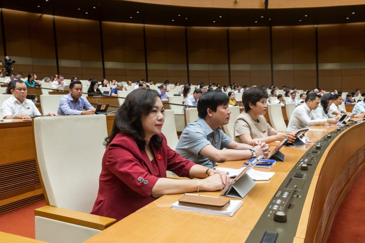 Các đại biểu tham dự kỳ họp. 