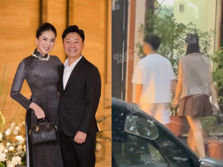 1 tháng sau khi Mai Ngọc công khai “đường ai nấy đi” từ năm 2023, chồng cũ nữ MC tay trong tay đi ăn cùng một hot girl kém tuổi. Cả hai được nhìn thấy bước ra cùng xe ô tô, nắm tay vào một nhà hàng Nhật Bản tại Hà Nội.