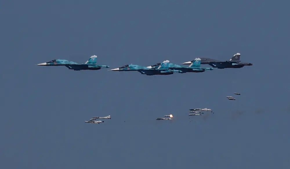 Máy bay Su-34 của Nga tại triển lãm Army Games năm 2017. Ảnh: Reuters