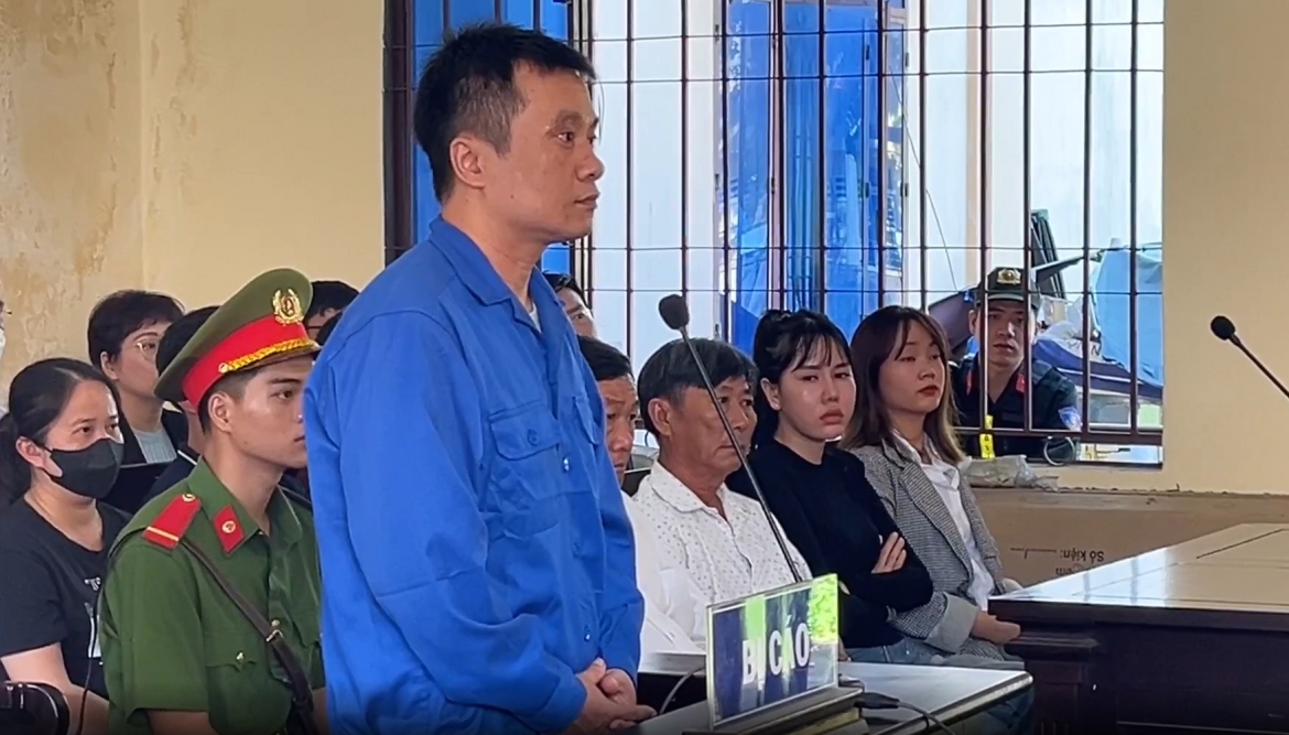 Bị cáo Hoàng Văn Tính bị đề nghị 12-13 năm tù (Ảnh: CTV)