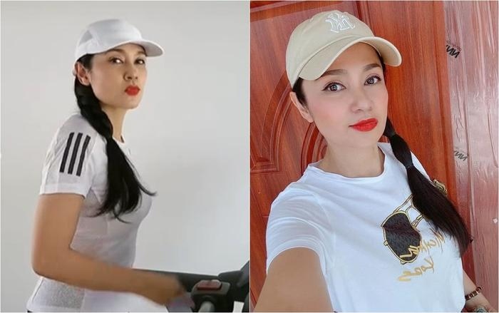 Việt Trinh gây chú ý khi vừa tập thể dục vừa kể lại chuyện tình yêu trong quá khứ. Nữ diễn viên "Người đẹp Tây Đô" thừa nhận, cô là người rất hết lòng trong tình yêu và tự nhận mình rất sến.