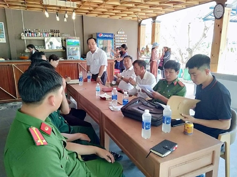 Vụ việc được Công an huyện Ninh Phước đưa vào thụ lý theo thủ tục tiếp nhận, giải quyết tin báo, tố giác tội phạm. (Ảnh: Duy Quan)