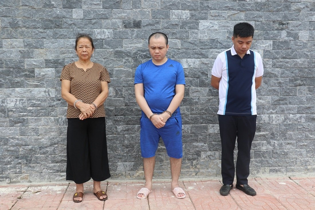 3 trong 4 đối tượng tại cơ quan điều tra
