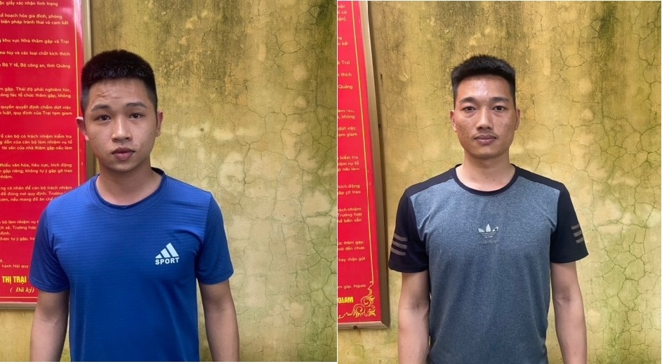 2 đối tượng truy nã ra đầu thú tại cơ quan công an