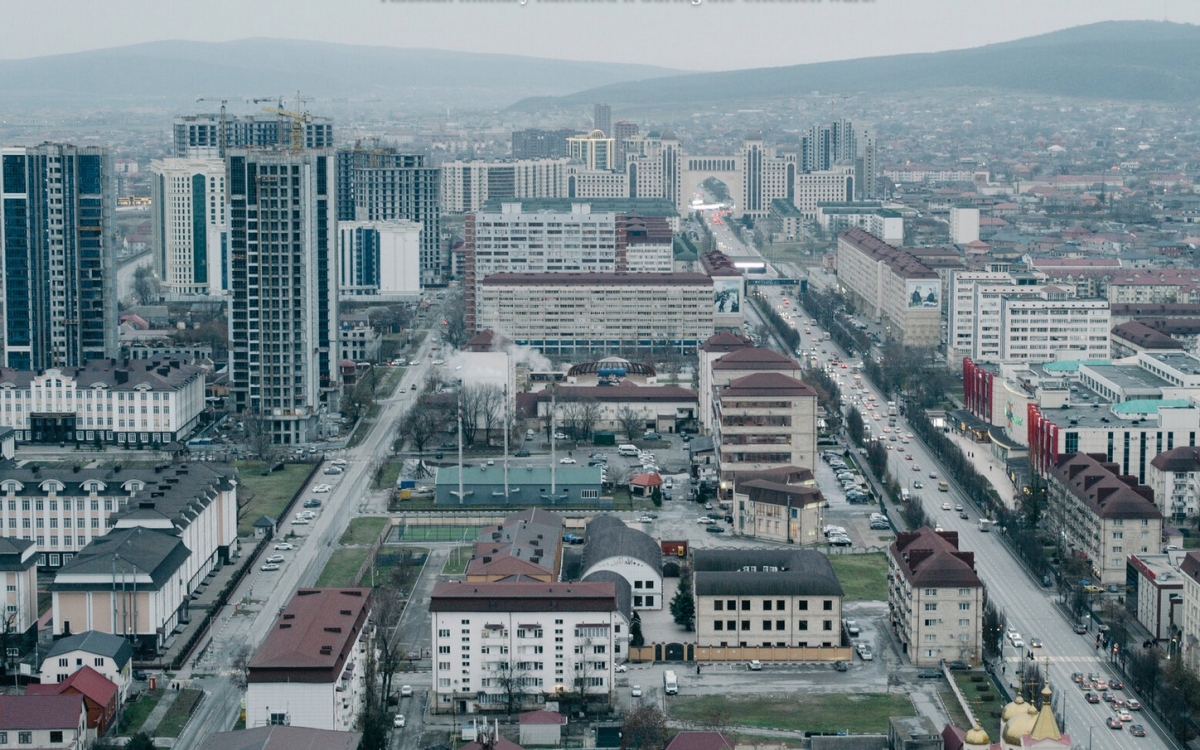Thủ phủ Grozny của nước Cộng hòa Chechnya.