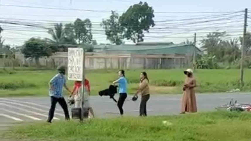 Hiện trường vụ việc (ảnh người dân địa phương cung cấp)