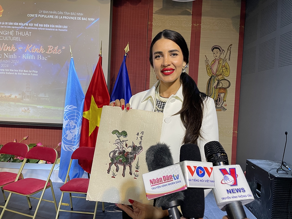 Bà Aleksandra Popovic, đại diện thường trực của Phái đoàn Serbia bên cạnh UNESCO