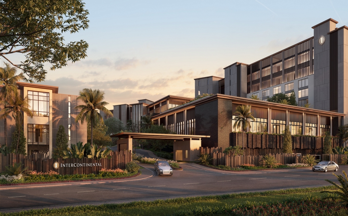 InterContinental Halong Bay Resort and Residences là khu nghỉ dưỡng quốc tế hạng sang đầu tiên tại Hạ long (Ảnh: BIM Land)