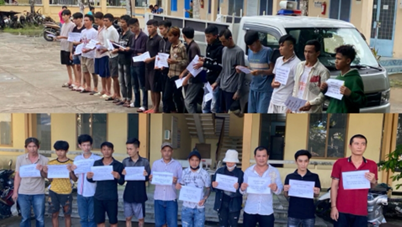 32 đối tượng dương tính với ma túy