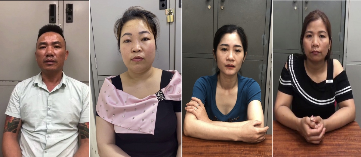 Các đối tượng bị khởi tố trong vụ án