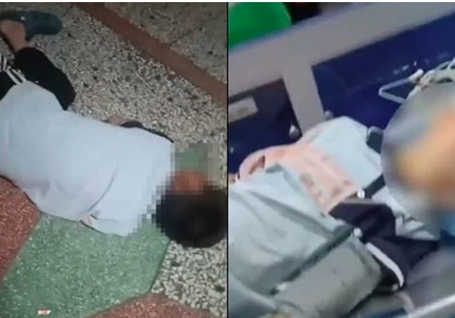 Bước vào nhà khoảng 1 phút, bé trai lập tức ngã xuống sàn và nôn mửa dữ dội do ngộ độc khí carbon monoxide từ nhang muỗi