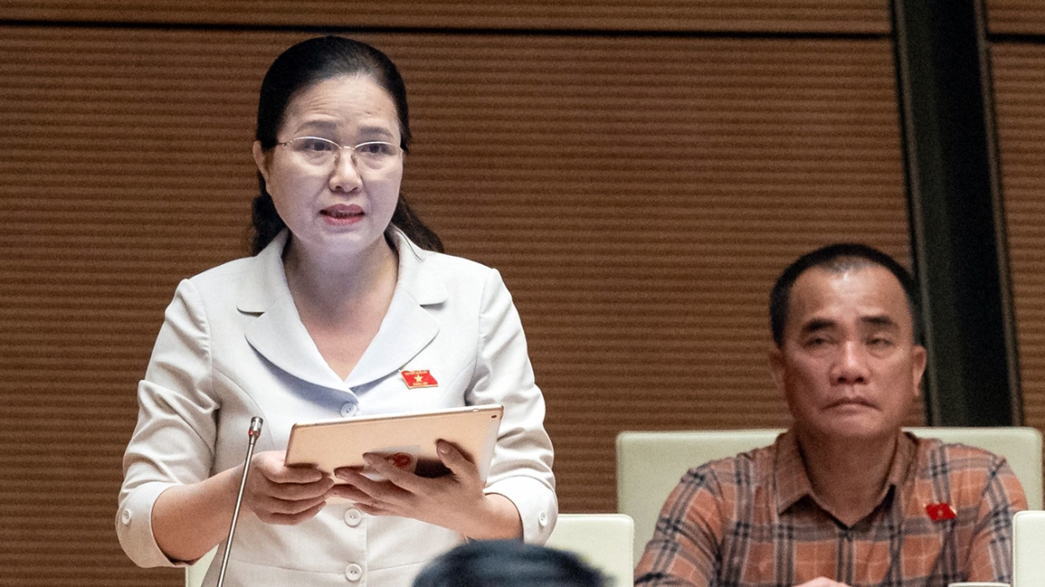 Đại biểu Đỗ Thị Lan (đoàn Quảng Ninh)