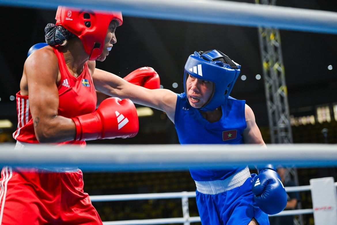 Hà Thị Linh giành vé thứ 11 dự Olympic Paris 2024 cho Thể thao Việt Nam. (Ảnh: IBA). 