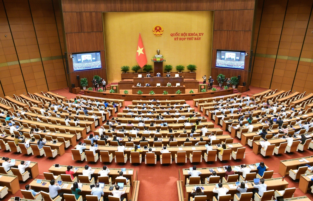 Quốc hội họp phiên toàn thể tại Hội trường, nghe đọc tờ trình về Dự án Luật Công đoàn (sửa đổi); sau đó, Ủy ban Xã hội của Quốc hội có báo cáo thẩm tra.