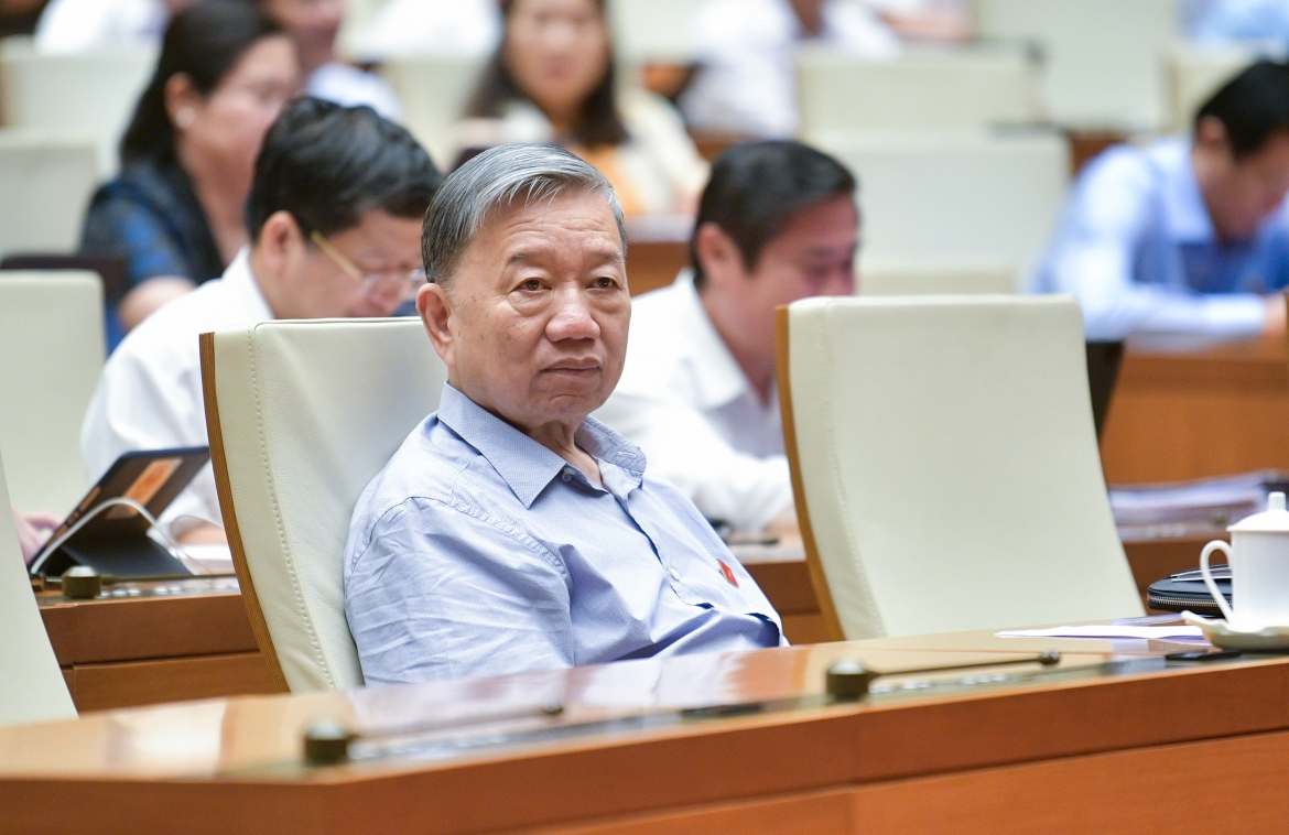 Chủ tịch nước Tô Lâm tham dự phiên họp. 