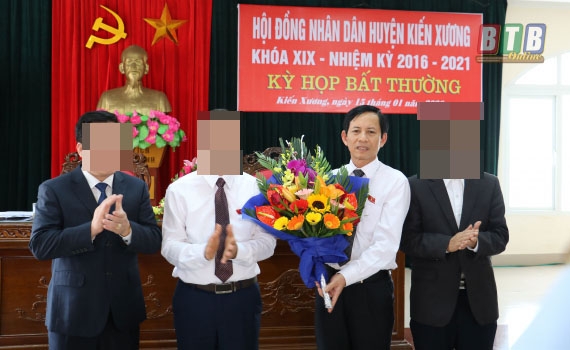 Phó Chủ tịch thường trực UBND huyện Kiến Xương Đỗ Xuân Khu bị bắt trong diễn biến mở rộng điều tra vụ án liên quan "La Điên". (Ảnh minh hoạ: Báo Thái Bình)