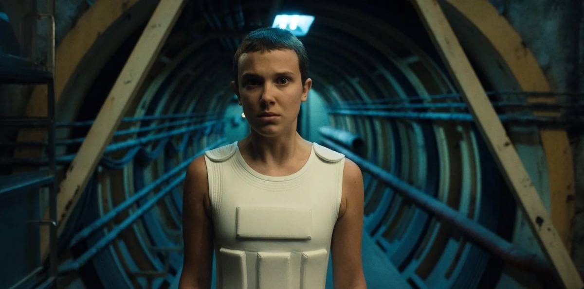 Millie Bobby Brown trong một cảnh tĩnh của phim "Stranger Things".
