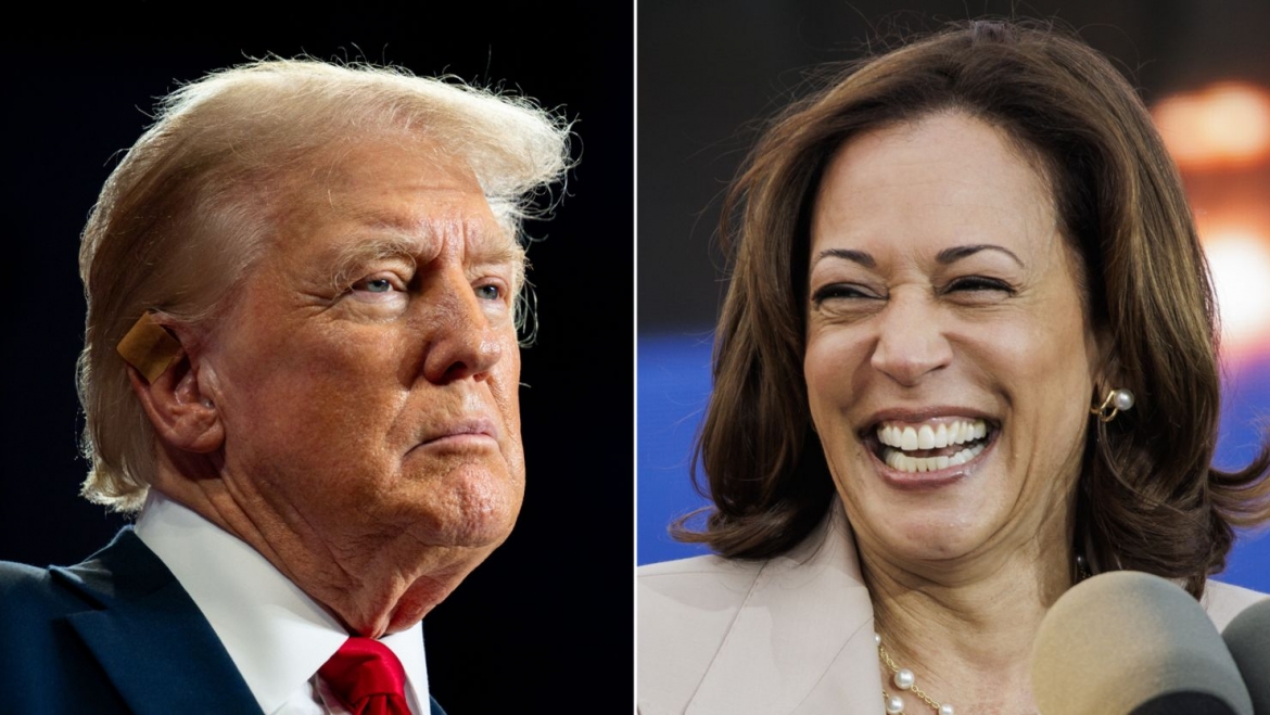 Cả ông Trump và bà Harris đều đang tăng tốc vận động để thu hút thêm nhiều cử tri (Ảnh: Reuters)