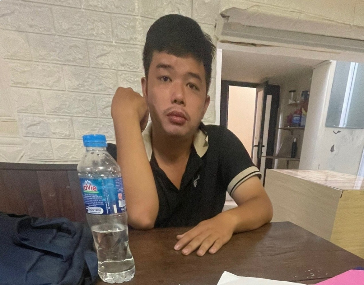 Đối tượng Vũ Quốc Đạt. Ảnh: CA Hải Phòng