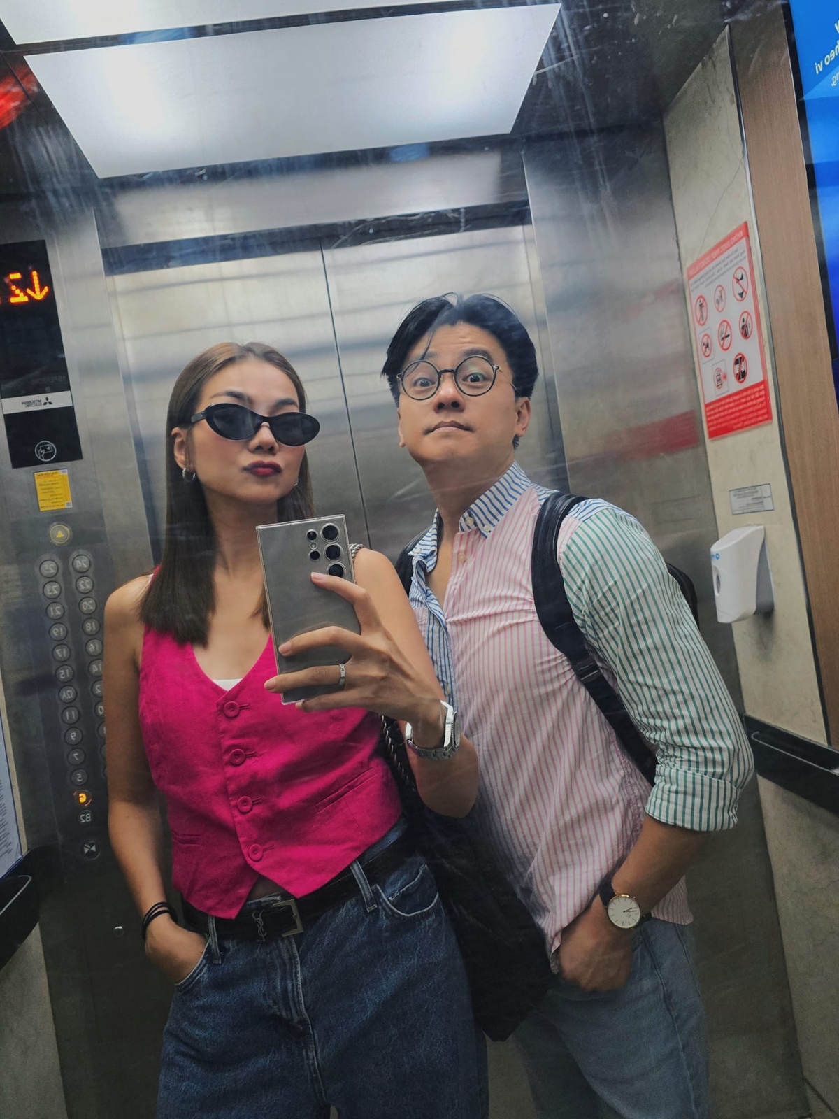 Nhiều khán giả nhận xét, từ khi lấy chồng, Thanh Hằng trở nên trẻ trung, xinh đẹp hơn. "Từ ngày lấy chồng thấy Hằng tươi như hoa. Lúc nào cũng rạng rỡ mà lại dịu dàng, nữ tính"; "Từ ngày kết hôn, hai vợ chồng trẻ và đẹp ra nhiều"; "Gặp đúng người thì người phụ nữ luôn rạng rỡ", người hâm mộ dành tặng lời khen cho vợ chồng son trên mạng xã hội. 