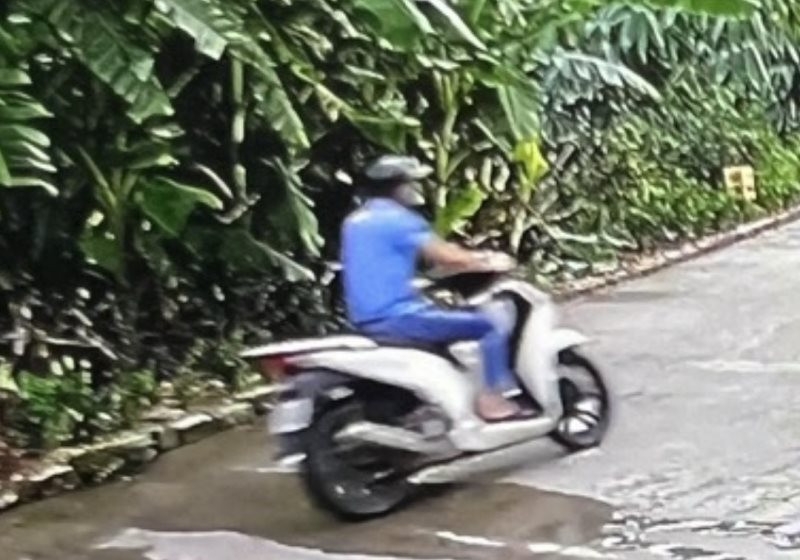 Dương Đình Luyện khi bỏ trốn.