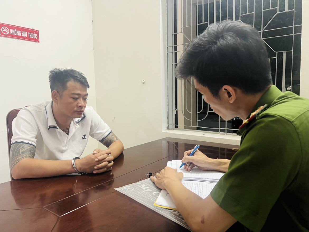 Đối tượng Hồ Đăng Hải khai nhận hành vi phạm tội