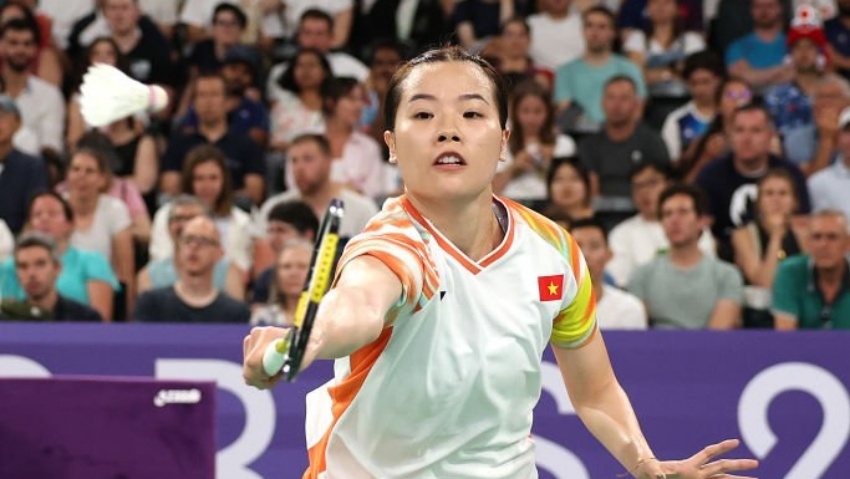 Nguyễn Thùy Linh thắng dễ ở trận ra quân Olympic 2024 (Ảnh: Getty).