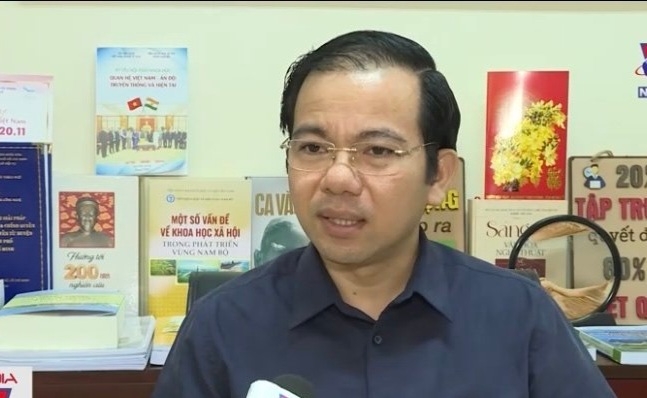PGS.TS Vũ Tuấn Hưng, Phó Viện trưởng phụ trách Viện Khoa học Xã hội vùng Nam Bộ (ảnh: NVCC)