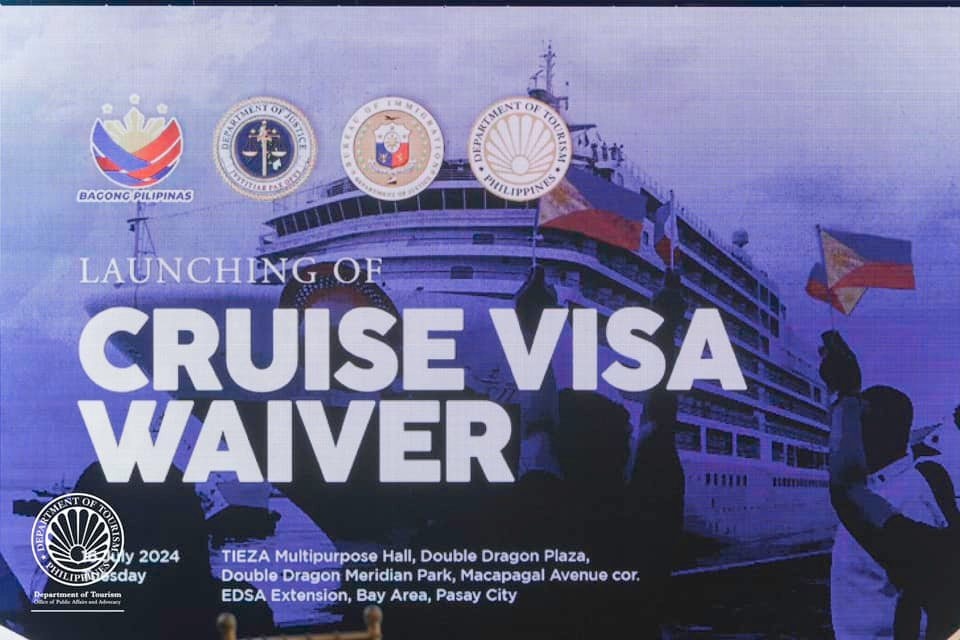 Philippines miễn thị thực du lịch đối với khách du lịch tàu biển. Nguồn: Bộ Du lịch Philippines