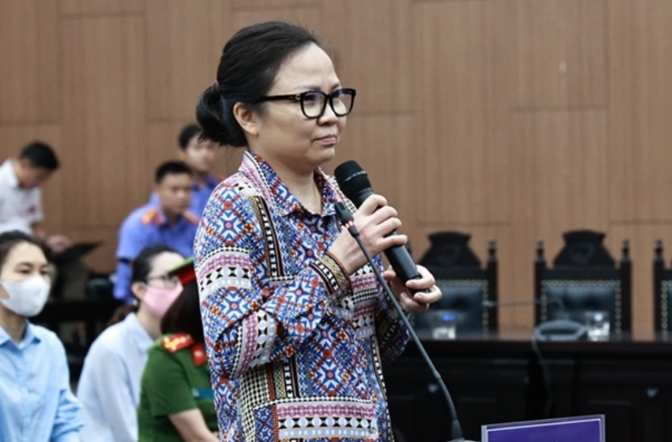 Bị cáo Trịnh Thị Minh Huế