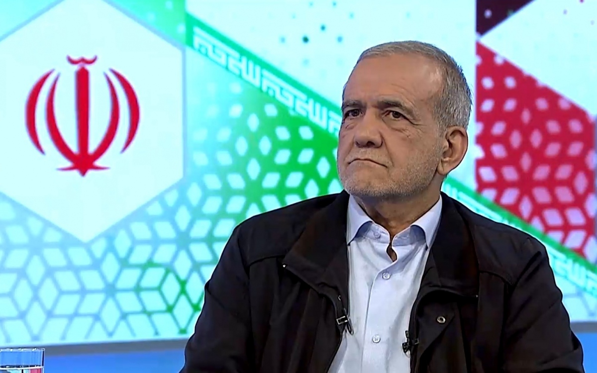 Tổng thống Iran Pezeshkian. Ảnh: Peace diplomacy.