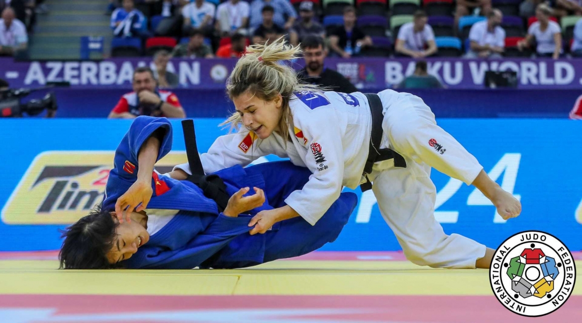 Hoàng Thị Tình là VĐV Việt Nam duy nhất thi đấu ở nội dung trao huy chương tại Olympic Paris 2024 trong ngày 27/7. (Ảnh: IJF). 
