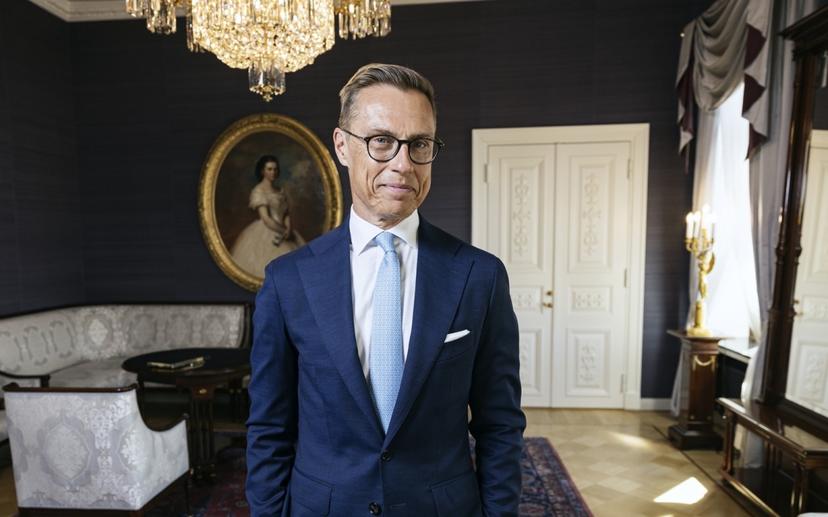 Tổng thống Phần Lan Stubb. Ảnh: Bloomberg.