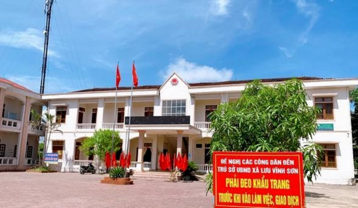 UBND xã Lưu Vĩnh Sơn. (Ảnh: CTV)