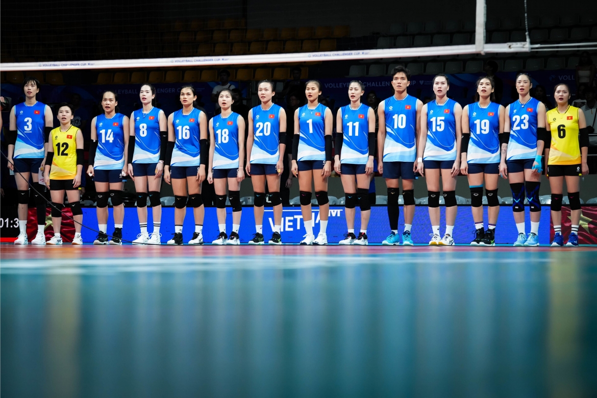Bóng chuyền nữ Việt Nam bước vào giải đấu quan trọng tiếp theo trong năm 2024. (Ảnh: FIVB). 