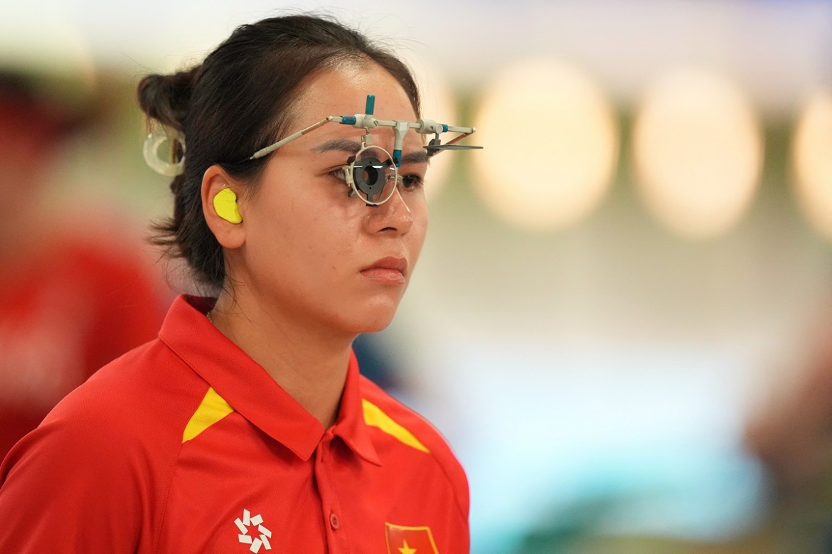 Trịnh Thu Vinh được kỳ vọng sẽ giành huy chương cho thể thao Việt Nam hôm nay. (Ảnh: Reuters). 