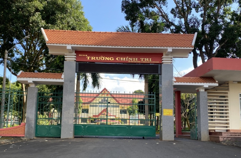 Trường Chính trị tỉnh Đắk Lắk, nơi xảy ra hàng loạt vụ việc lùm xùm trong thời gian qua.