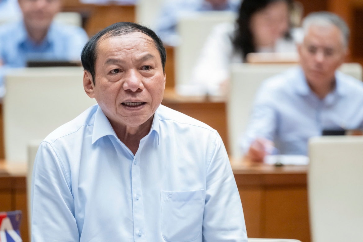 Bộ trưởng Nguyễn Văn Hùng trả lời chất vấn của Đại biểu Quốc hội