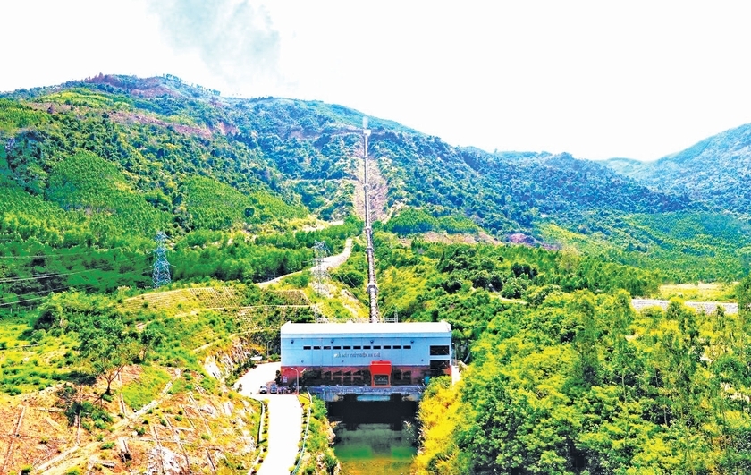 Nhà máy thuỷ điện An Khê - KaNak (Ảnh: Thu Hoài).
