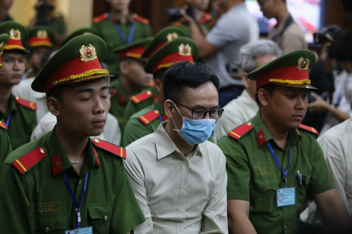 Bị cáo Trần Kỳ Hình nguyên Cục trưởng Cục Đăng kiểm Việt Nam bị đề nghị từ 23 - 25 năm tù về 2 tội danh “Nhận hối lộ” và “Lợi dụng chức vụ, quyền hạn trong khi thi hành công vụ” (Ảnh: T.H)