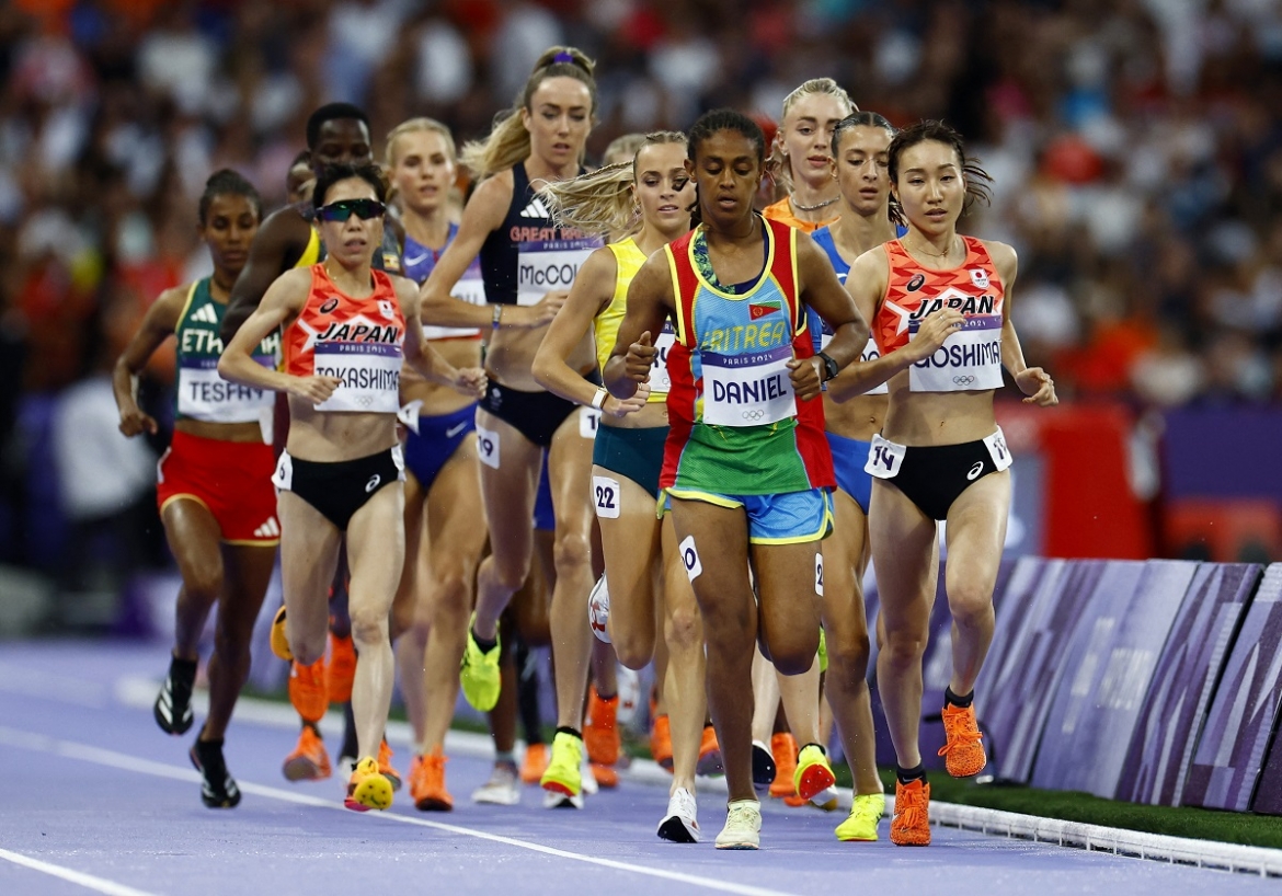 Rahel Daniel bỏ cuộc khi đang dẫn đầu. (Ảnh: Reuters). 