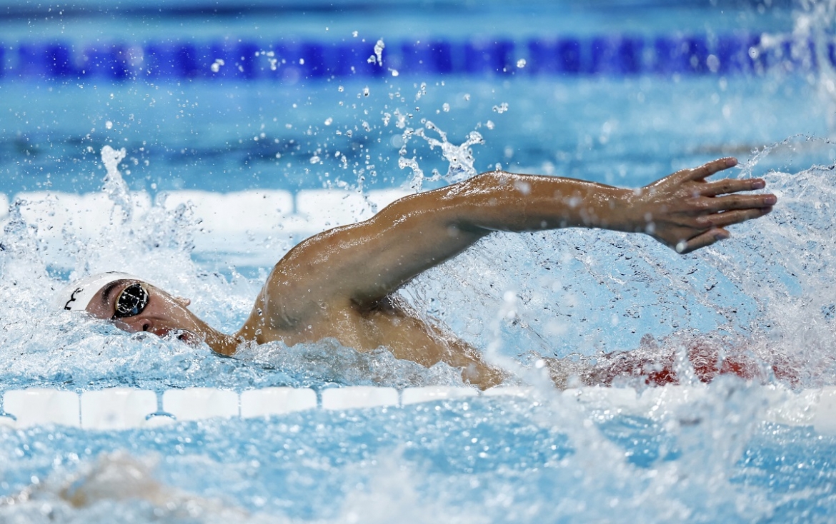 Huy Hoàng có phong độ không tốt ở Olympic Paris. (Ảnh: Reuters). 