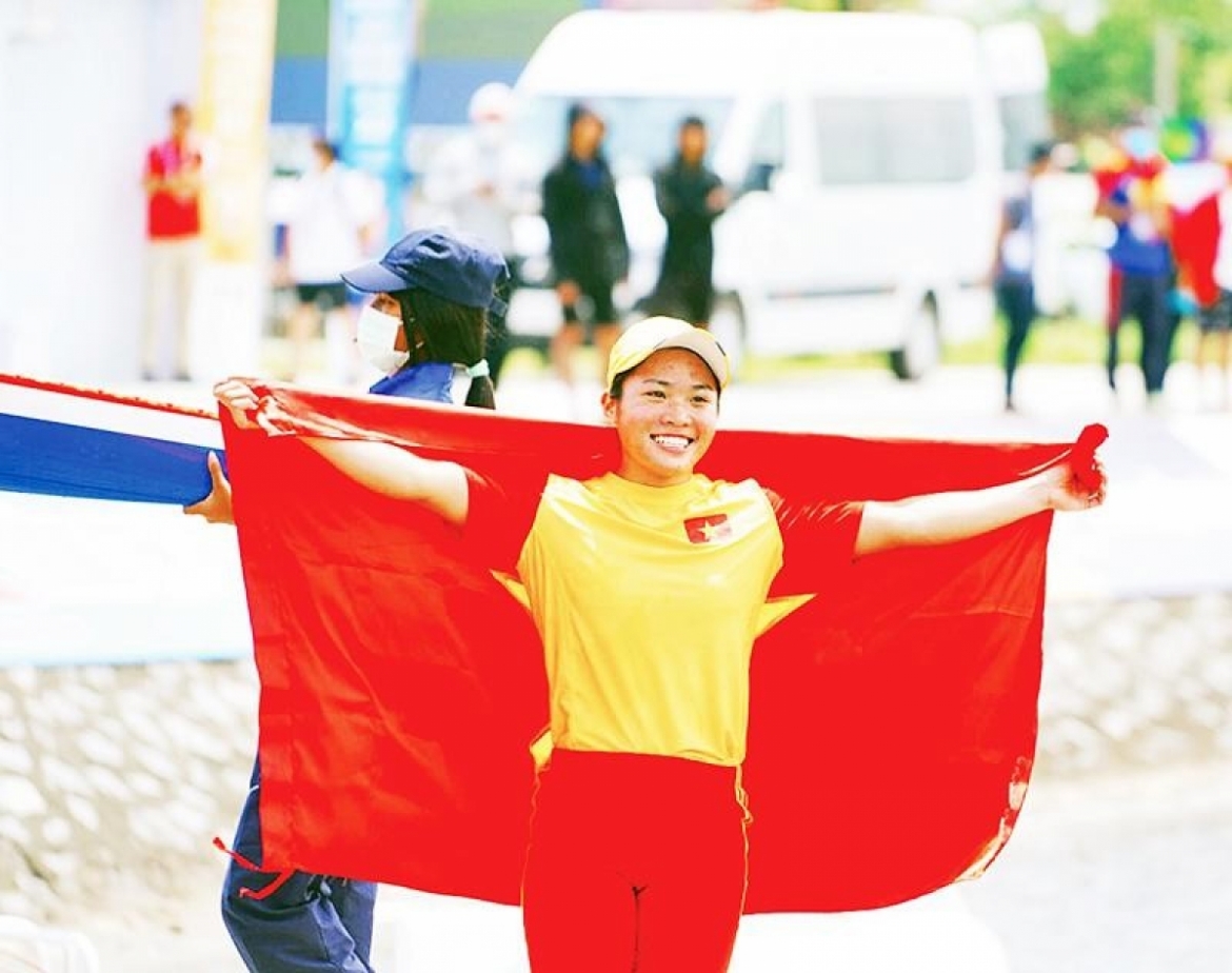 VĐV Nguyễn Thị Hương. (Ảnh: TTVN). 