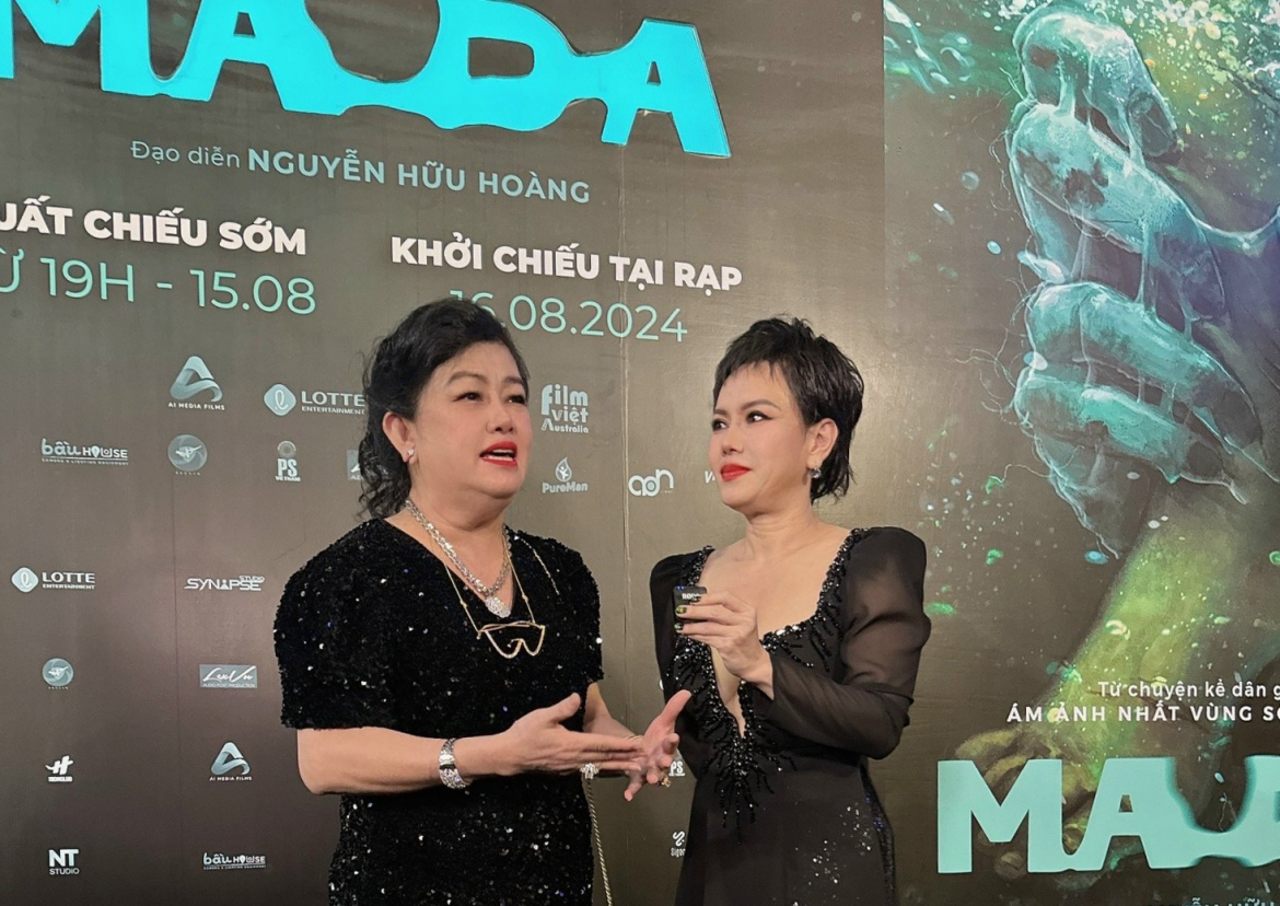 Nhà sản xuất Dung Bình Dương và diễn viên Việt Hương.